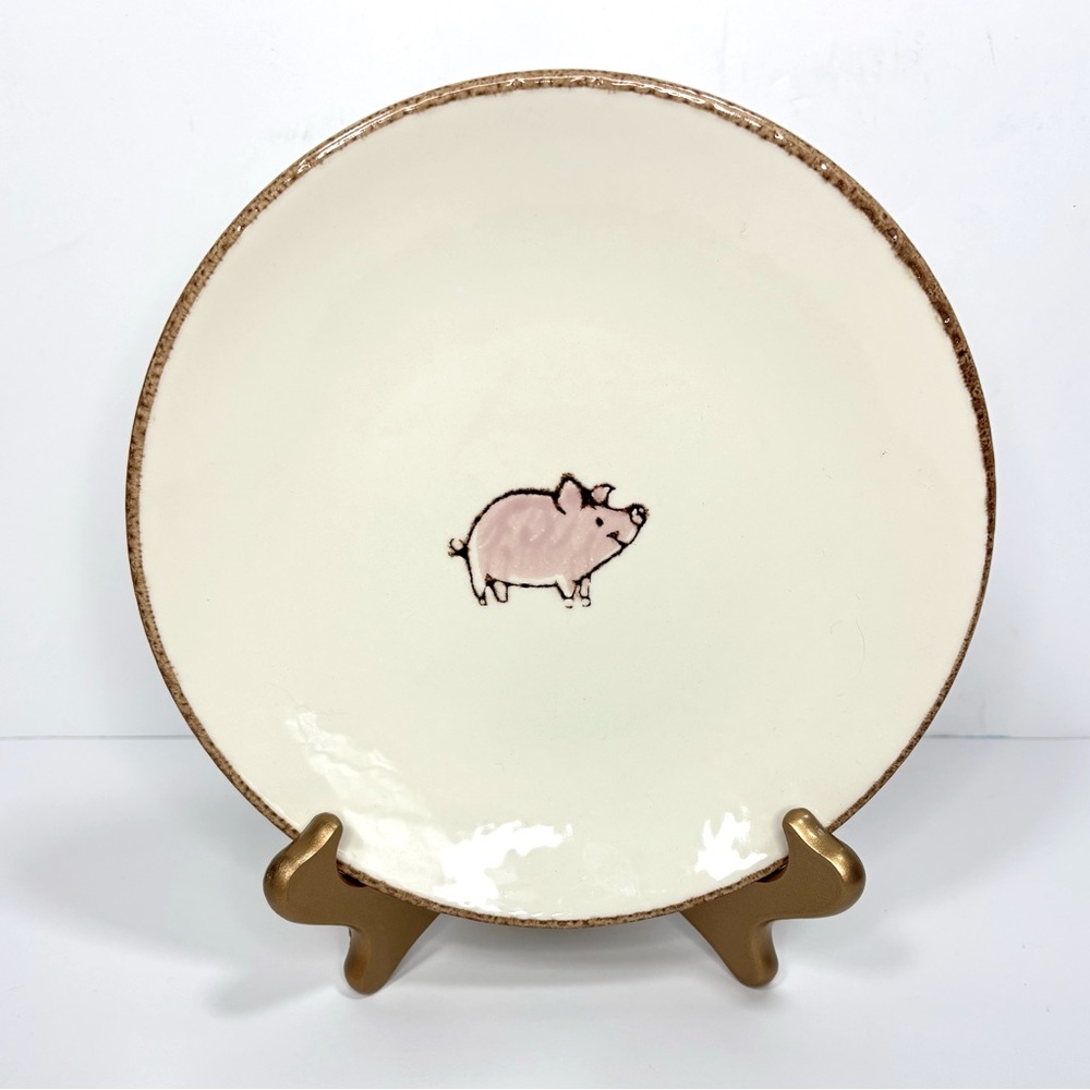 Ceramic Pig Plate Serving Plate Farmhouse Style‎ Made in Portugal
